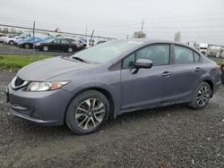 Salvage cars for sale from Copart Eugene, OR: 2015 Honda Civic EX