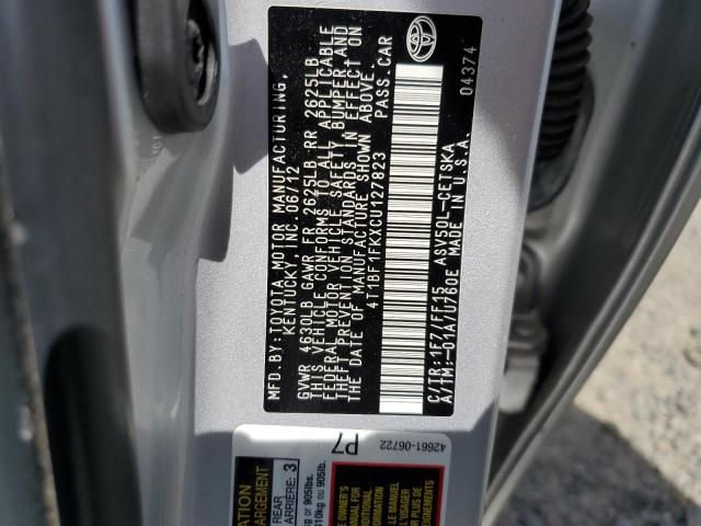 2012 Toyota Camry Base