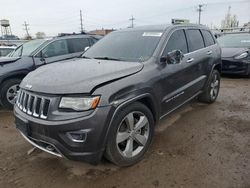 Salvage cars for sale from Copart Chicago Heights, IL: 2014 Jeep Grand Cherokee Overland