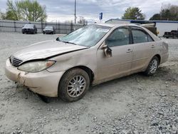 Salvage cars for sale at Mebane, NC auction: 2005 Toyota Camry LE