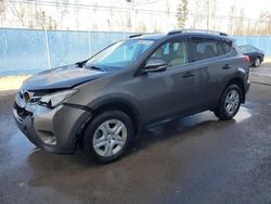 Salvage cars for sale at Moncton, NB auction: 2013 Toyota Rav4 LE