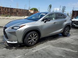 Salvage cars for sale from Copart Wilmington, CA: 2017 Lexus NX 200T Base