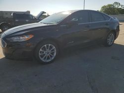 Salvage cars for sale at Wilmer, TX auction: 2019 Ford Fusion SE