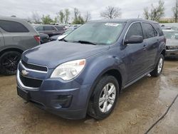 Vehiculos salvage en venta de Copart Bridgeton, MO: 2014 Chevrolet Equinox LS