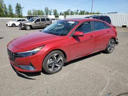 Hyundai Elantra Limited Vehiculos salvage en venta: 2023 Hyundai Elantra Limited