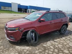 Salvage cars for sale at Woodhaven, MI auction: 2020 Jeep Cherokee Limited