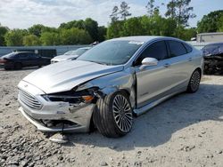 Vehiculos salvage en venta de Copart Augusta, GA: 2018 Ford Fusion TITANIUM/PLATINUM HEV