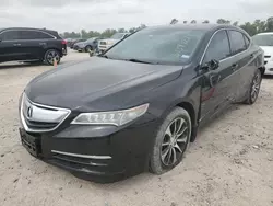 Salvage cars for sale at Houston, TX auction: 2016 Acura TLX Tech