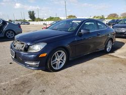 Salvage cars for sale from Copart Miami, FL: 2013 Mercedes-Benz C 350