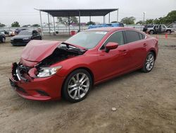 Salvage cars for sale at San Diego, CA auction: 2015 Mazda 6 Touring