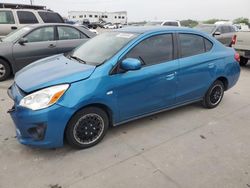 Salvage cars for sale from Copart Grand Prairie, TX: 2020 Mitsubishi Mirage G4 ES