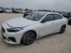 Salvage cars for sale from Copart San Antonio, TX: 2022 BMW 228I