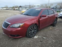 Salvage cars for sale at Franklin, WI auction: 2014 Chrysler 200 Limited