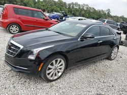 Salvage cars for sale at Houston, TX auction: 2016 Cadillac ATS Luxury
