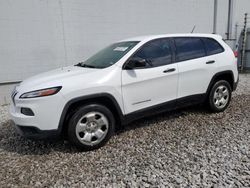 Salvage cars for sale from Copart Columbus, OH: 2015 Jeep Cherokee Sport