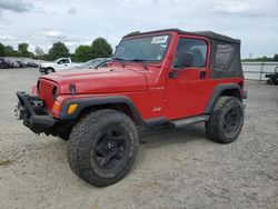 Salvage cars for sale from Copart Mocksville, NC: 2000 Jeep Wrangler / TJ SE