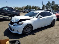 Vehiculos salvage en venta de Copart Denver, CO: 2016 Lexus IS 350