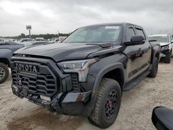 Salvage cars for sale from Copart Houston, TX: 2023 Toyota Tundra Crewmax Limited