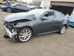 Salvage cars for sale at New Britain, CT auction: 2011 Lexus IS 250
