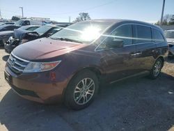 Salvage cars for sale at Franklin, WI auction: 2012 Honda Odyssey EXL