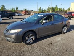 Salvage cars for sale from Copart Gaston, SC: 2013 Honda Civic LX