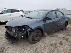 Salvage cars for sale from Copart Mcfarland, WI: 2016 Toyota Corolla L