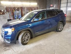 Salvage cars for sale at Angola, NY auction: 2022 GMC Terrain SLT