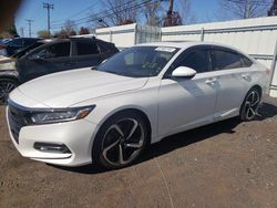 Salvage cars for sale at New Britain, CT auction: 2020 Honda Accord Sport