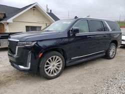 Salvage cars for sale from Copart Northfield, OH: 2022 Cadillac Escalade ESV Premium Luxury