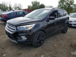 Salvage cars for sale at Baltimore, MD auction: 2018 Ford Escape SEL