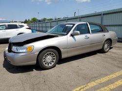 Salvage cars for sale at Pennsburg, PA auction: 2002 Lincoln Town Car Signature