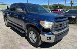 Toyota Tundra salvage cars for sale: 2015 Toyota Tundra Crewmax SR5