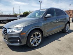 Salvage cars for sale from Copart Wilmington, CA: 2018 Audi Q3 Premium