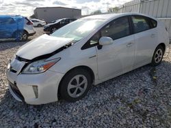 Salvage cars for sale at Wayland, MI auction: 2014 Toyota Prius