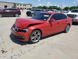 Salvage cars for sale at Wilmer, TX auction: 2017 BMW 330 I