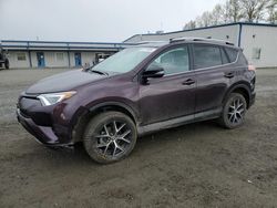 Salvage cars for sale from Copart Arlington, WA: 2017 Toyota Rav4 SE