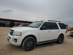Salvage cars for sale at Andrews, TX auction: 2016 Ford Expedition XLT