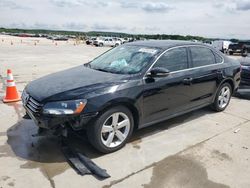 Salvage cars for sale at Grand Prairie, TX auction: 2012 Volkswagen Passat SE