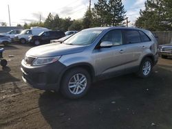 Salvage cars for sale from Copart Denver, CO: 2014 KIA Sorento LX