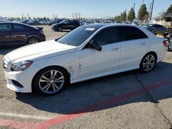 Salvage cars for sale from Copart Rancho Cucamonga, CA: 2015 Mercedes-Benz E 350