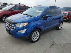 Vehiculos salvage en venta de Copart Grand Prairie, TX: 2018 Ford Ecosport SE