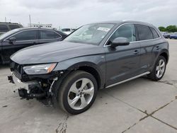 Salvage cars for sale at Grand Prairie, TX auction: 2023 Audi Q5 Premium Plus 45