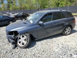 Salvage cars for sale at Waldorf, MD auction: 2014 Mercedes-Benz ML 350 4matic