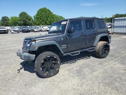 Jeep Wrangler salvage cars for sale: 2017 Jeep Wrangler Unlimited Sport