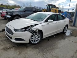 Salvage cars for sale at Duryea, PA auction: 2016 Ford Fusion SE
