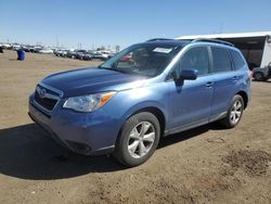 Subaru salvage cars for sale: 2015 Subaru Forester 2.5I Premium