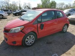 Vehiculos salvage en venta de Copart Baltimore, MD: 2012 Toyota Yaris