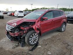 Salvage cars for sale at Indianapolis, IN auction: 2018 Ford Escape Titanium