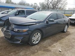 Salvage cars for sale at Wichita, KS auction: 2018 Chevrolet Malibu LT