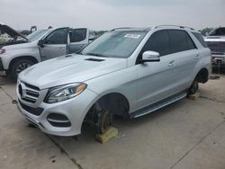 Salvage cars for sale at Grand Prairie, TX auction: 2016 Mercedes-Benz GLE 300D 4matic